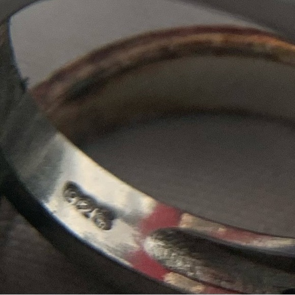 Women’s 925 Yellow Gemstone Ring, Big Huge Square Gem, Vintage Jewelry - Picture 10 of 12